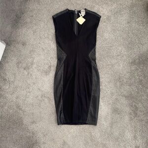 Haute Hippie Elegant Black Studded Dress